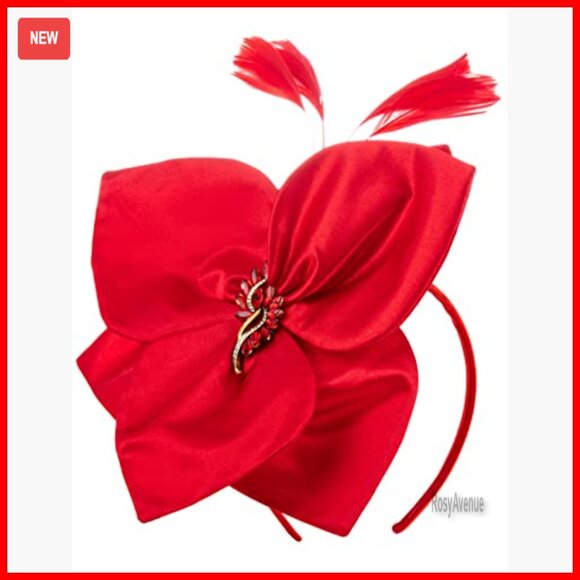 Vintage Fascinator Headband for Weddings Tea Parties Derby Events main image 4